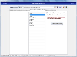 Generador de Listados