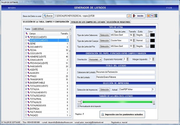 Software para Migración de Datos y Generador de Listados